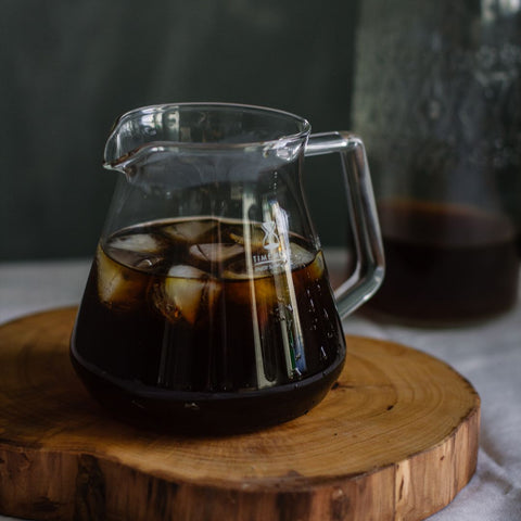 a jug of cold brew coffee