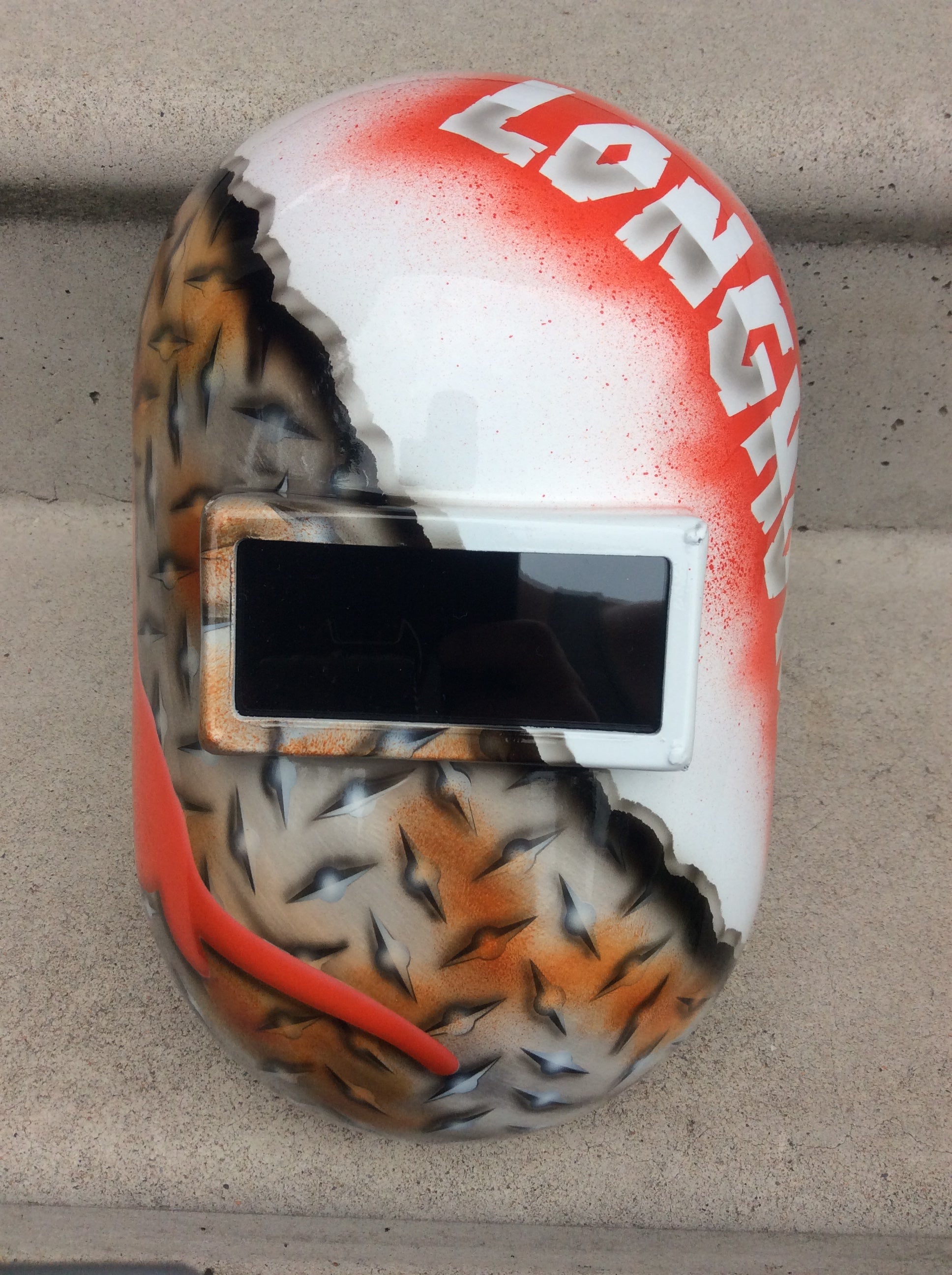  Texas Longhorns Themed Welding Helmet Perfection 