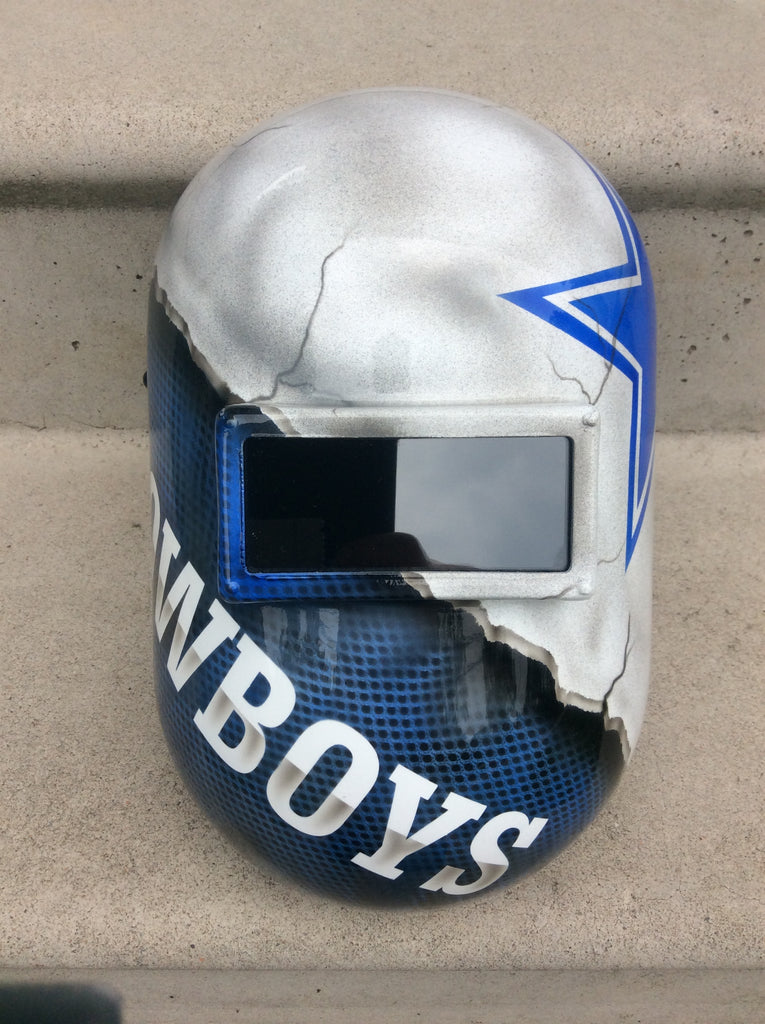 Cowboys Themed Welding Helmet – Perfection Airbrushing LLC