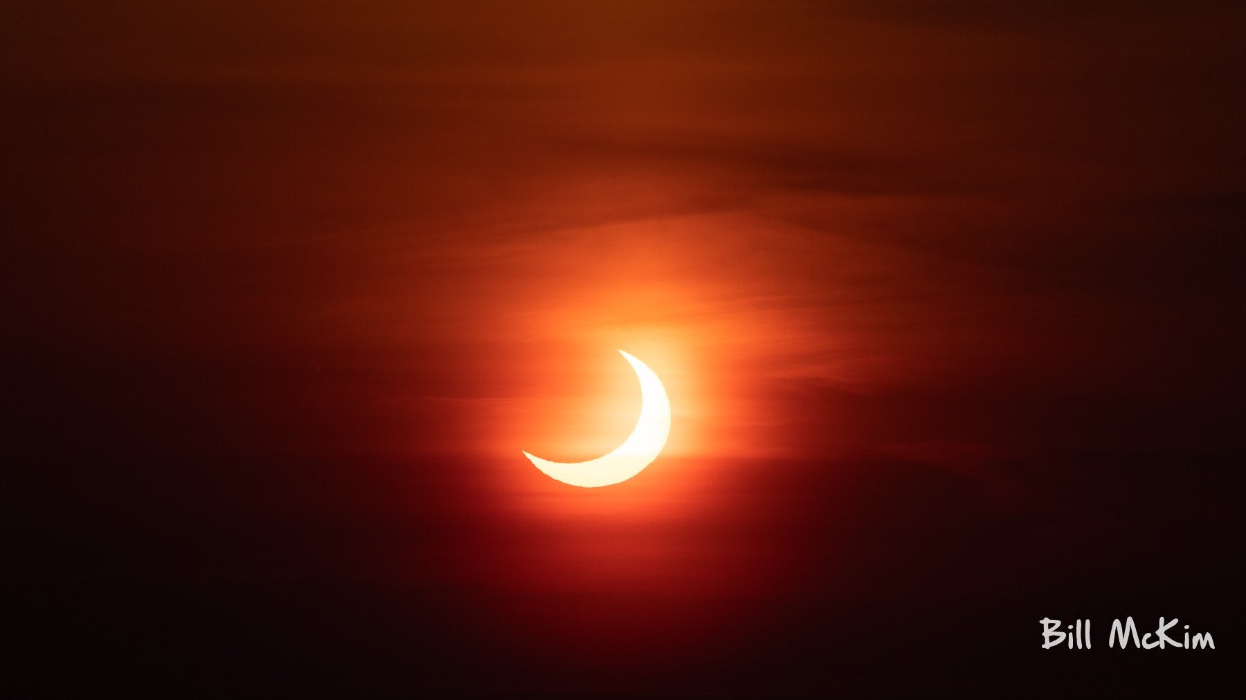 Annular Lunar Eclipse Photos New Jersey beach Bill McKim Photography