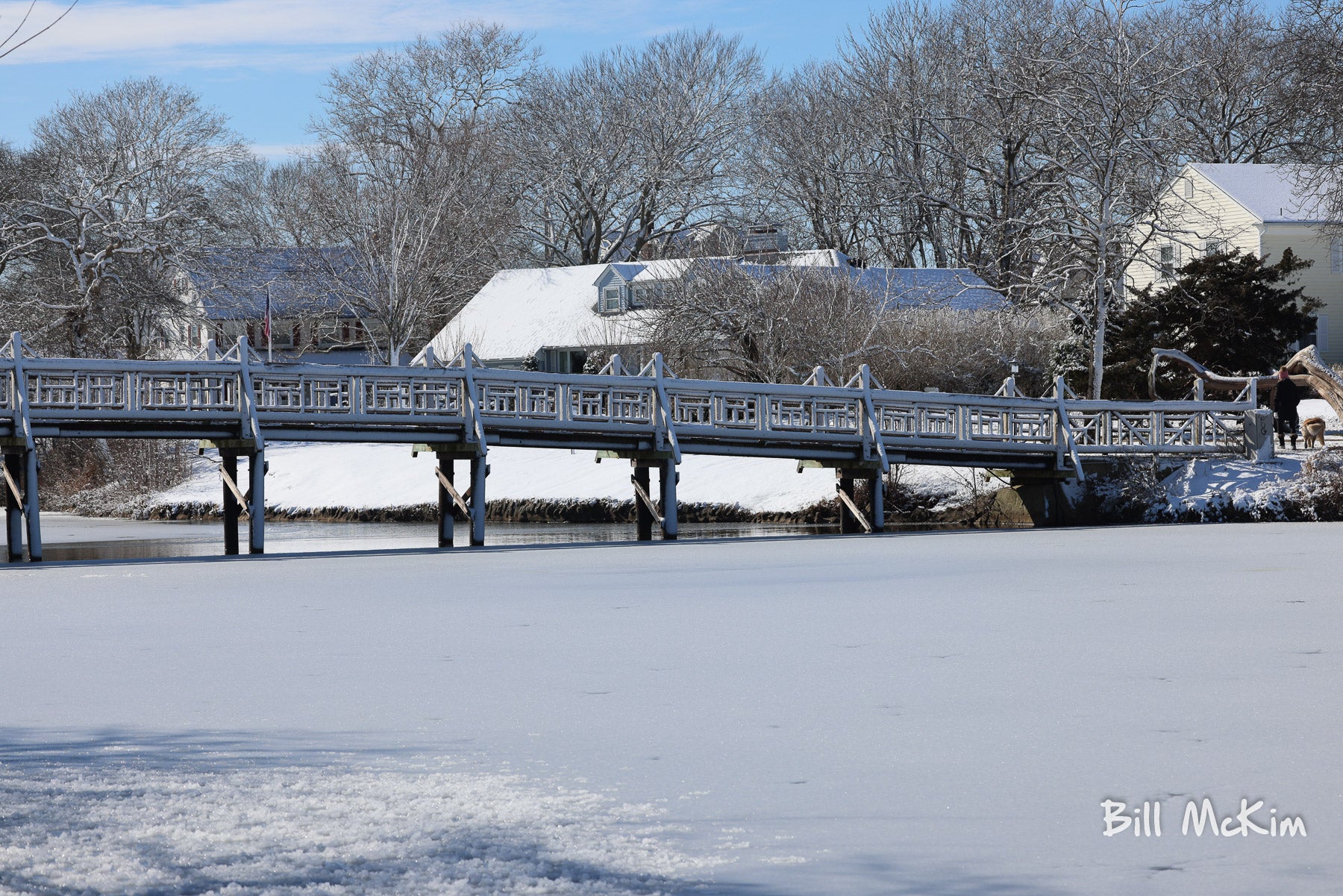 spring lake nj bridge snow covered