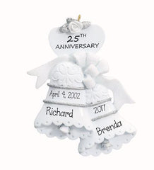 wedding anniversary ornaments