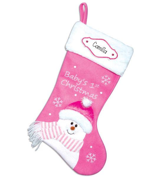 baby girl stocking for christmas