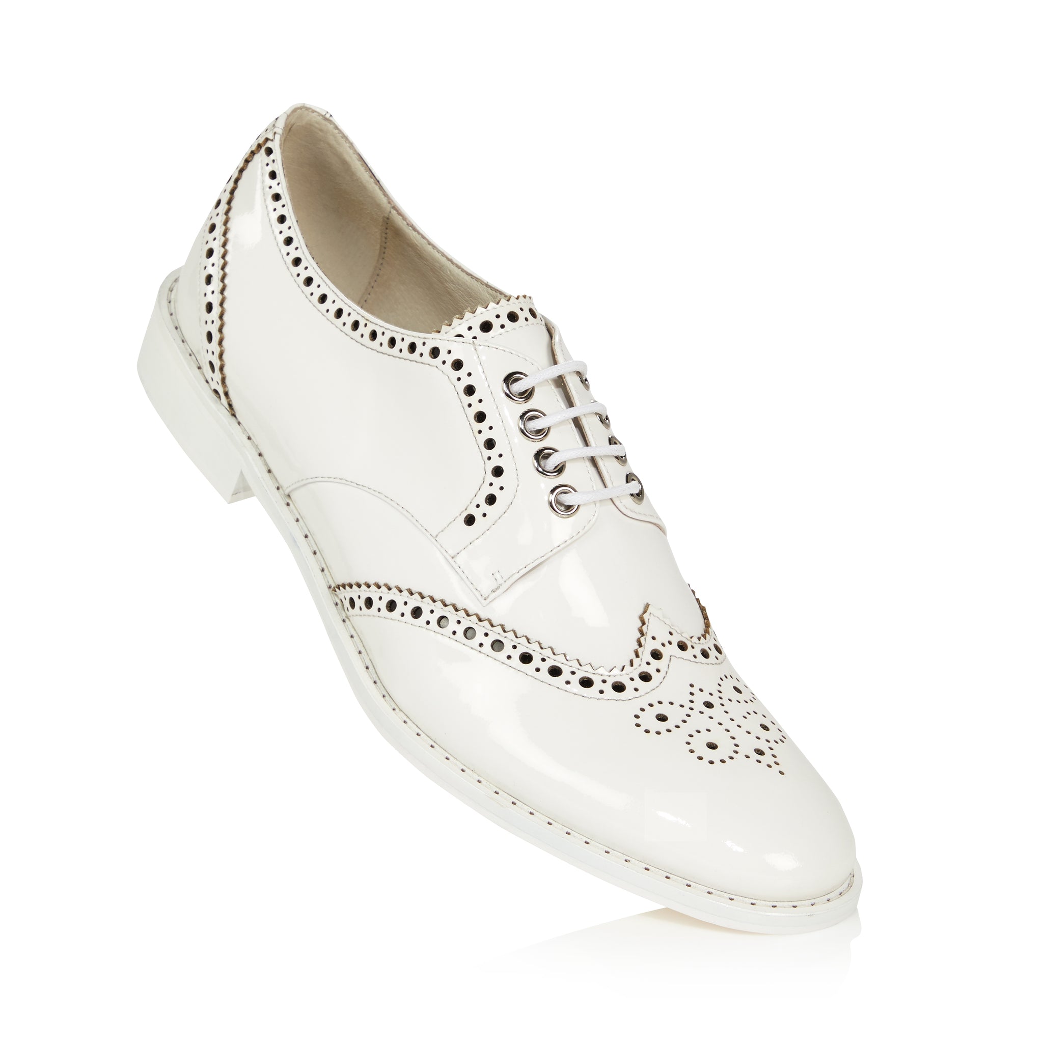 white derby shoes