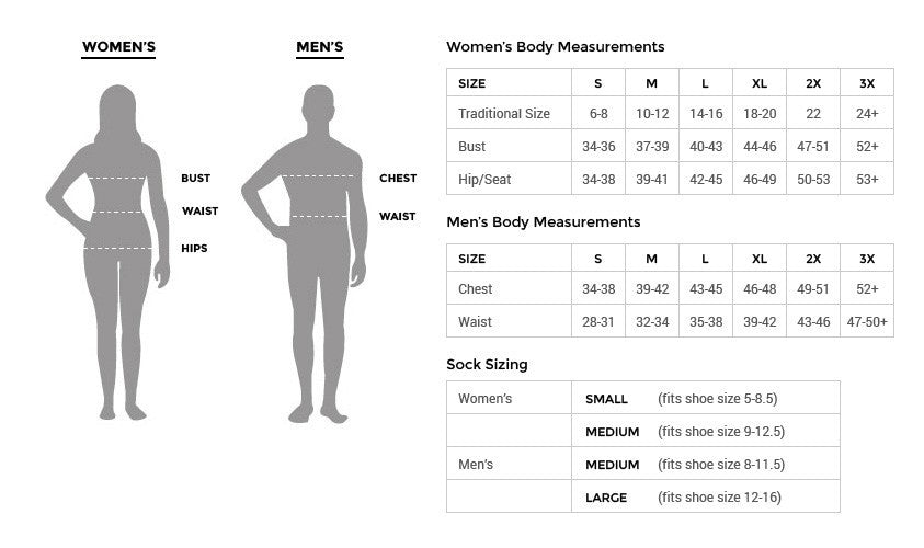 Cherokee Workwear Size Chart