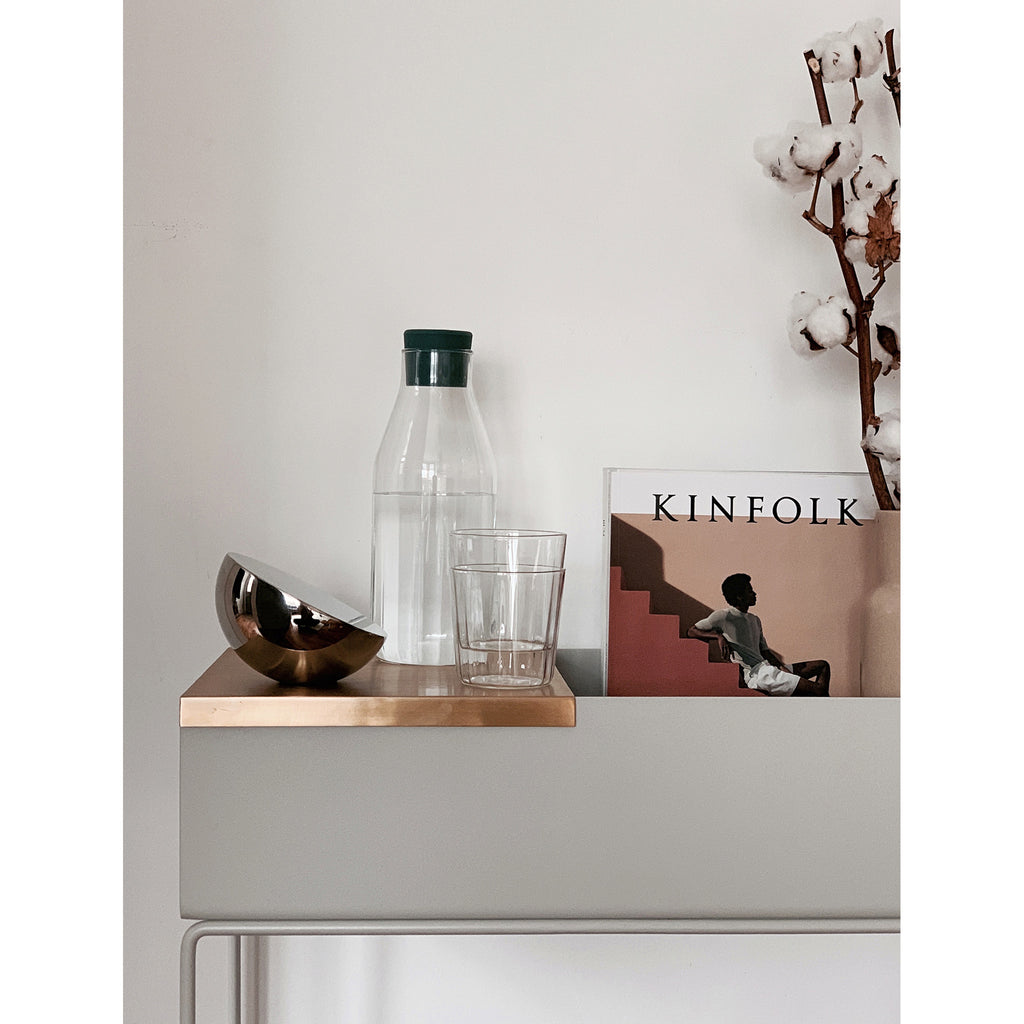 Rivington glass carafe and highball by yod and co on fermliving grey planter