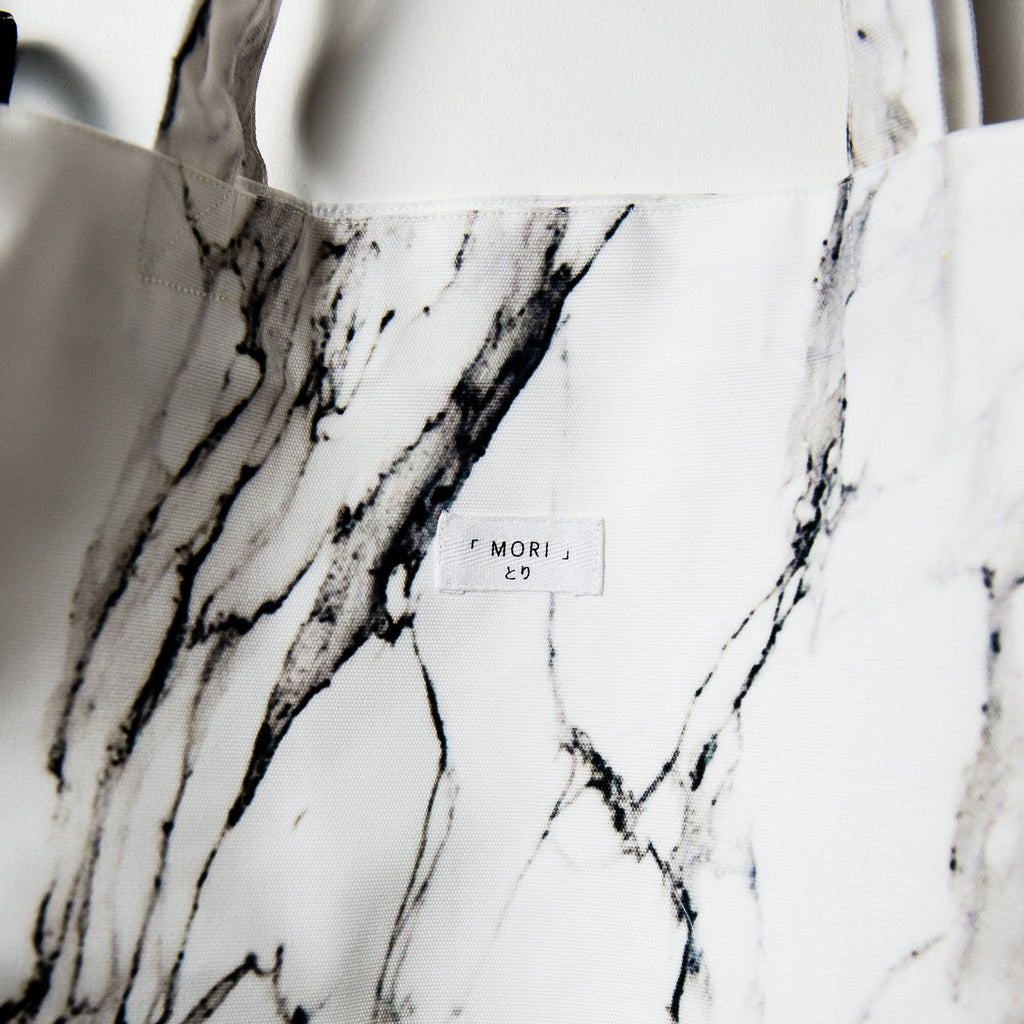Mori Bags - White Marble Tote – Yod and Co