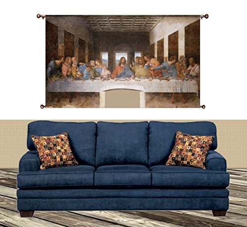 The Original Last Supper By Leonardo Da Vinci Picture On Large Canvas –  Artworks Decor Co.
