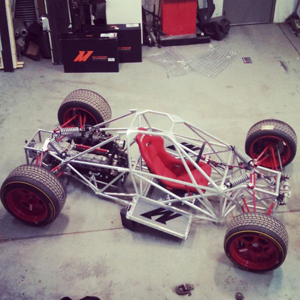 v8 powered go kart built by LoveFab Inc.