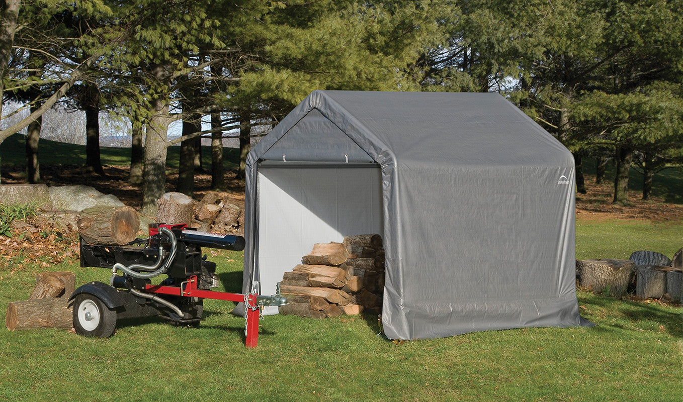 Shelterlogic Shed In A Box 6 X 6 X 6 Peak Style Grey Storage Shed Outdoor Living Canada 5224