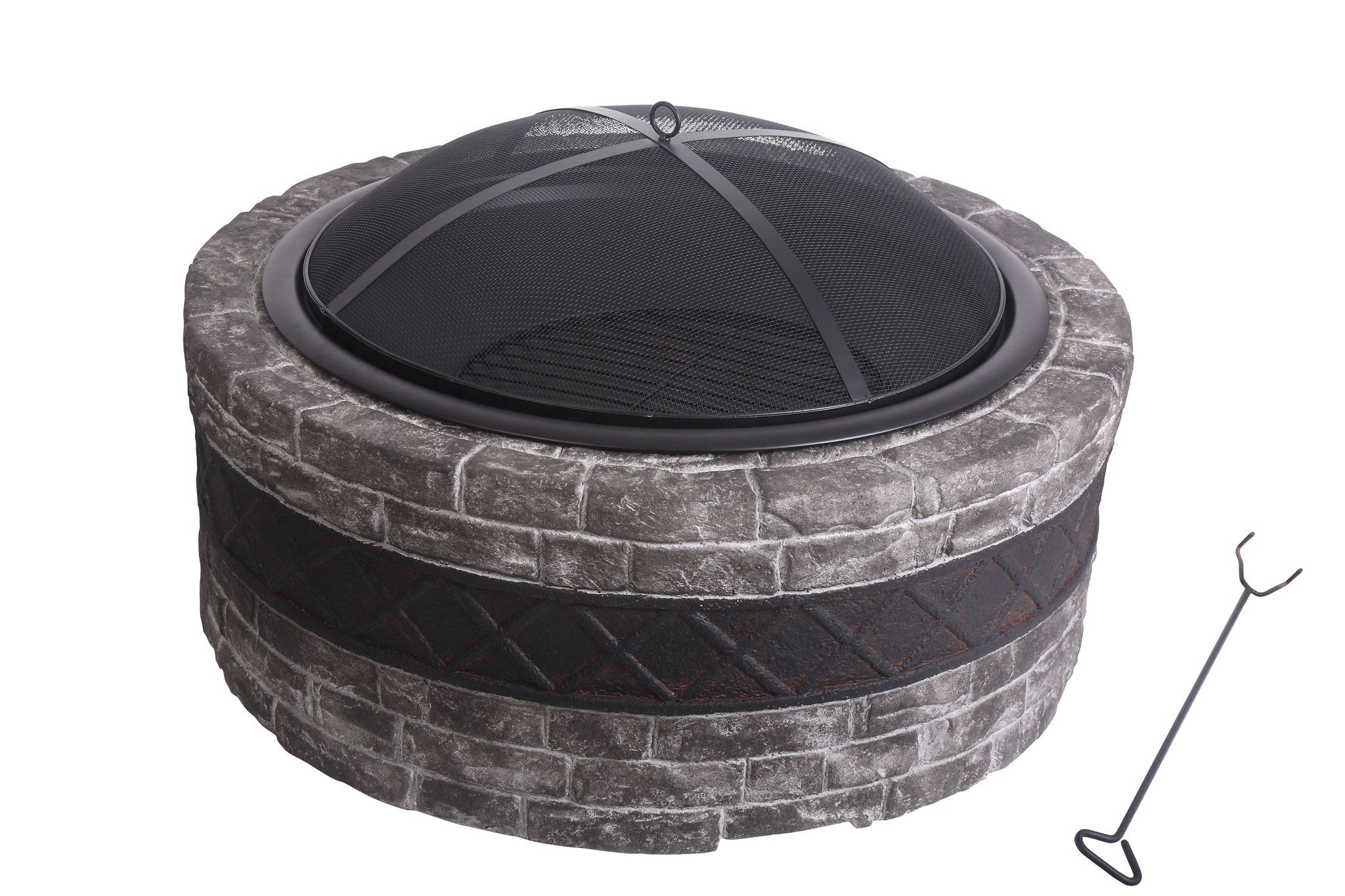 Shinerich 35 Cast Stone Fire Pit Outdoor Living Canada