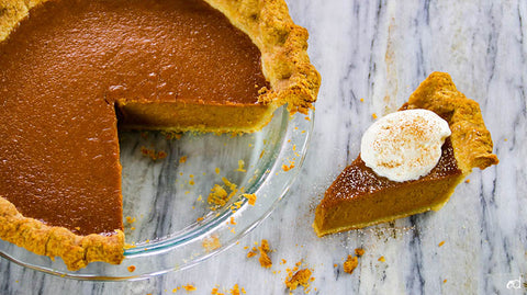 Bourbon Pumpkin & Sweet Potato Pie