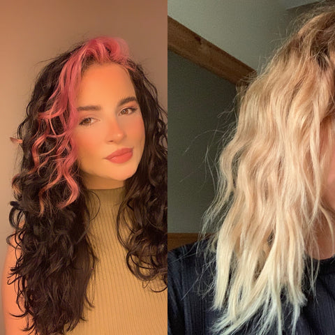 Karen's spectacular curl transformation in lockdown