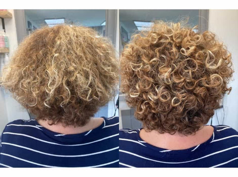 Curly Tranformations with Only Curls Styling products