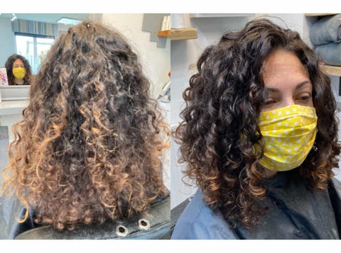 An amazing curl transformation with Only Curls