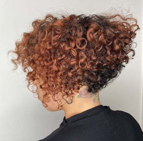 Stacked Curls Haircut by @h.a.i.r_by_trina, London