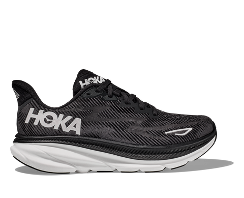 Hoka Women's Clifton 8 Black/White BWHT – Earth Walk