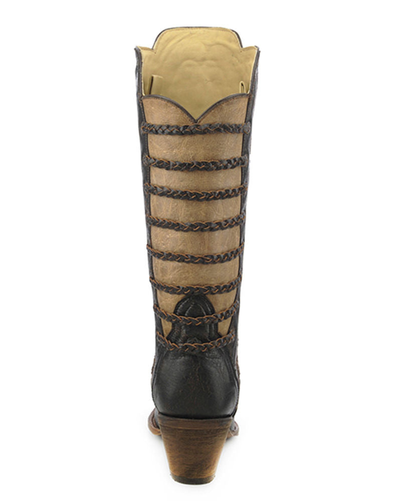 corral black bone inlay boots