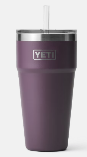 YETI RAMBLER 26 OZ STACKABLE CUP WITH STRAW CUP