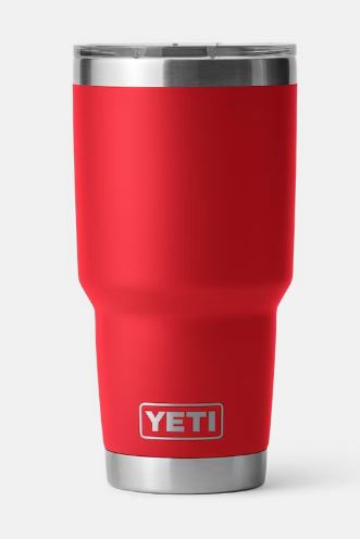 Yeti - 30 oz Rambler Tumbler with Magslider Lid Rescue Red