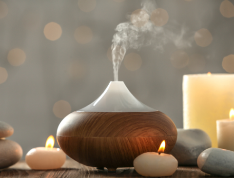 Alkaline for Life Blog: 7 Tips for a Stronger Sleep Routine - Tip 4 Turn on a Diffuser or Light a Candle
