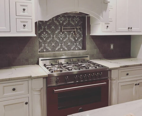 Classic Backsplash Ideas stove tile