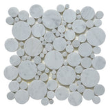 carrara-white-marble-mosaic-tile-in-mixed-rounds-pattern