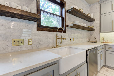 Modern Farmhouse Kitchen Backsplash