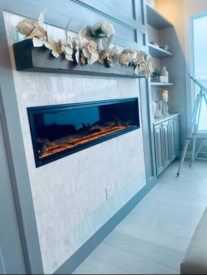 Marble Tile Fireplace Design Ideas - Picket Tile