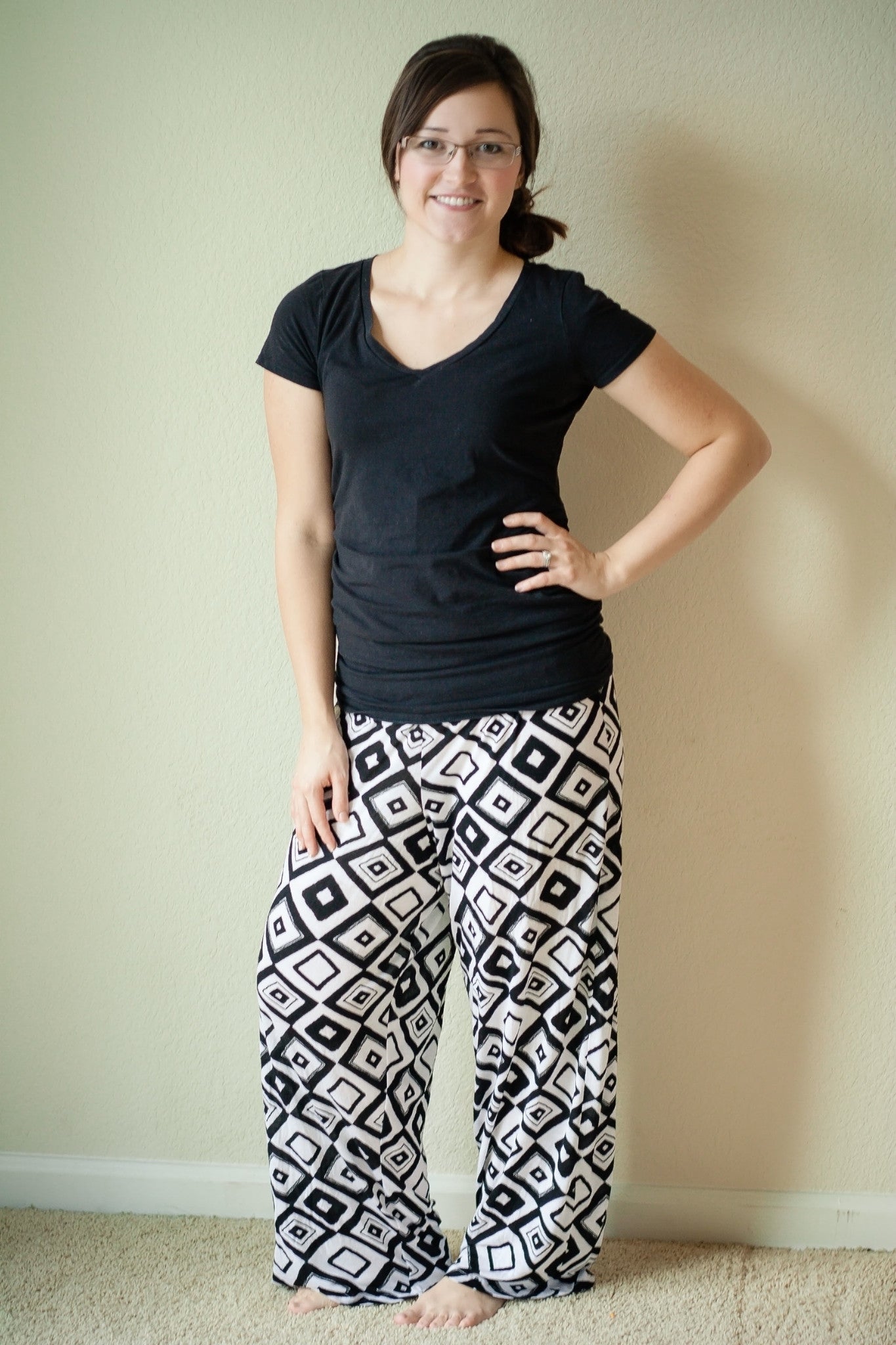 Women's Pajama Pants Sewing Pattern PDF Pajama Pants Pattern