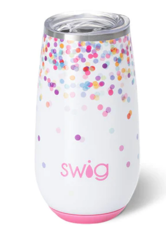 Confetti AM+PM Set - Insulated Wine Cup + Travel Mug - Swig Life