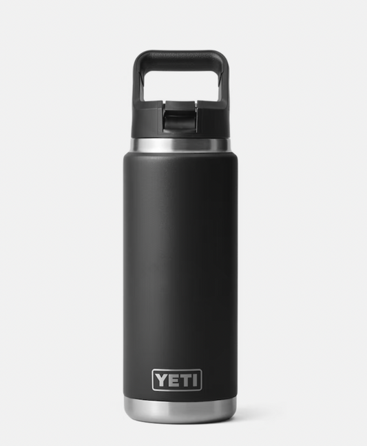 Yeti Rambler Water Bottle with Straw Cap - 26 oz - Camp Green