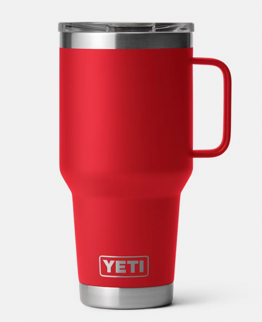 YETI Rambler 20 oz Travel Mug - Rescue Red