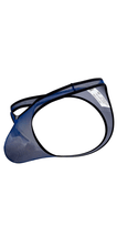 Xtremen 91126 Vibrant Mesh Thongs Dark Blue Nav Image 2