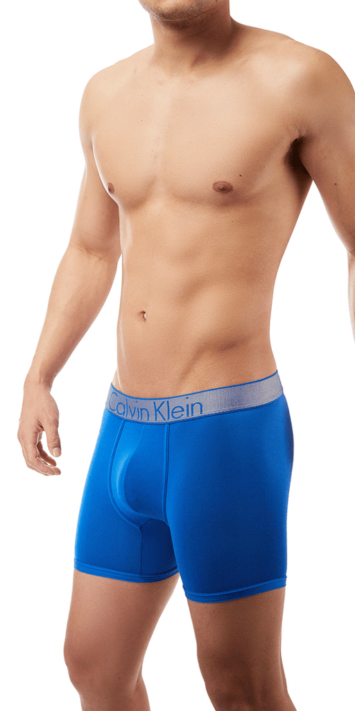 Calvin Klein Boxer Brief Customized fit Stretch Blue Muscari - Nb1296- –   - Men's Underwear and Swimwear
