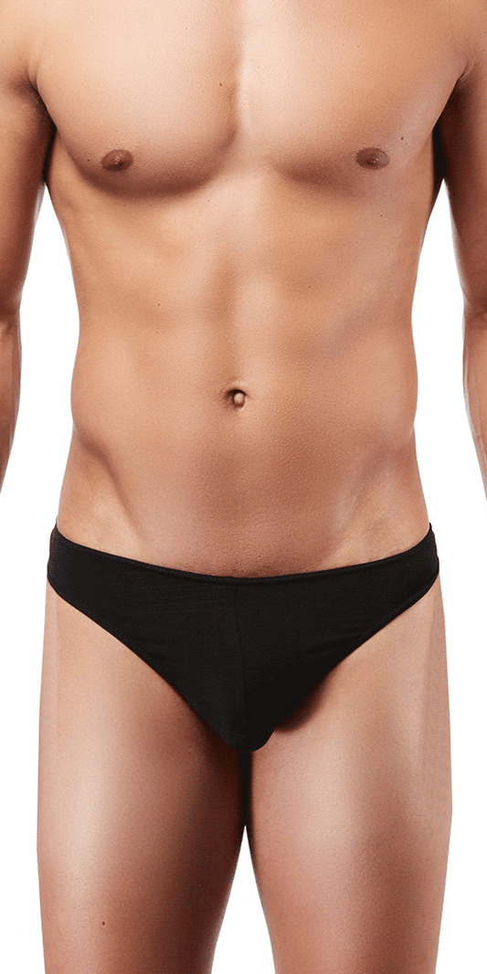 Doreanse Me's Ribbed Modal G-String Black at  Men's Clothing store