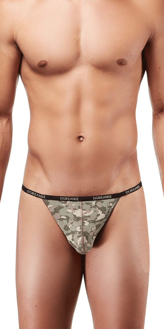 DOREANSE Ribbed Modal Thong In Black  DOREANSE –  -  Men's Underwear and Swimwear