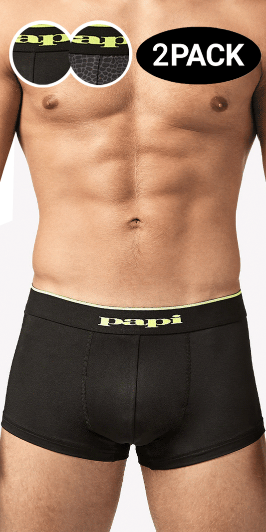 Papi Umpa048 Microflex Brazilian Trunks Red-leopard