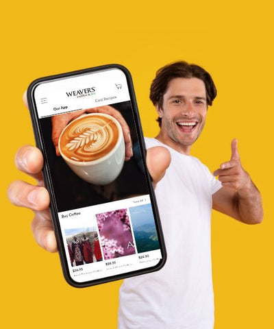 download the weavers coffee and tea app