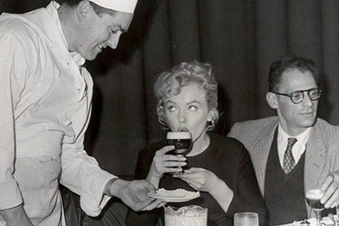 Joe Sheridan serving Marilyn Monroe Irish Coffee