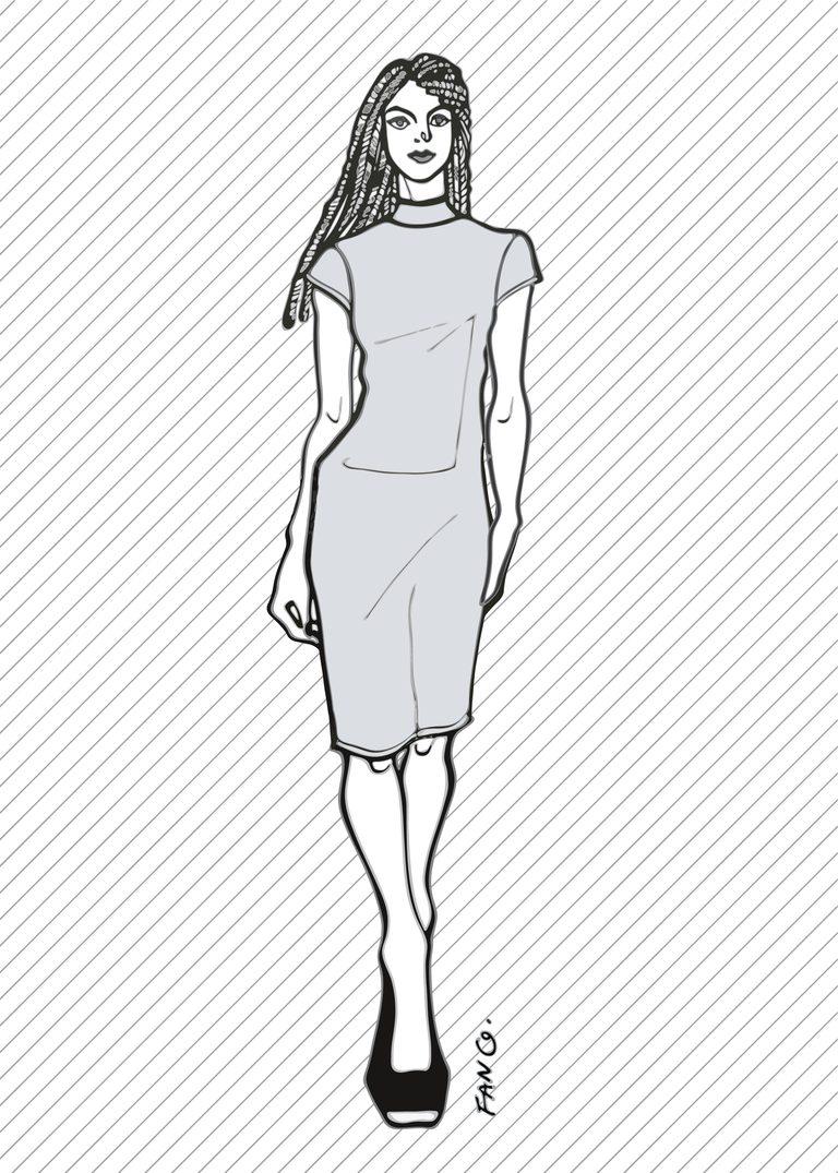 bodycon dress pattern pdf and word