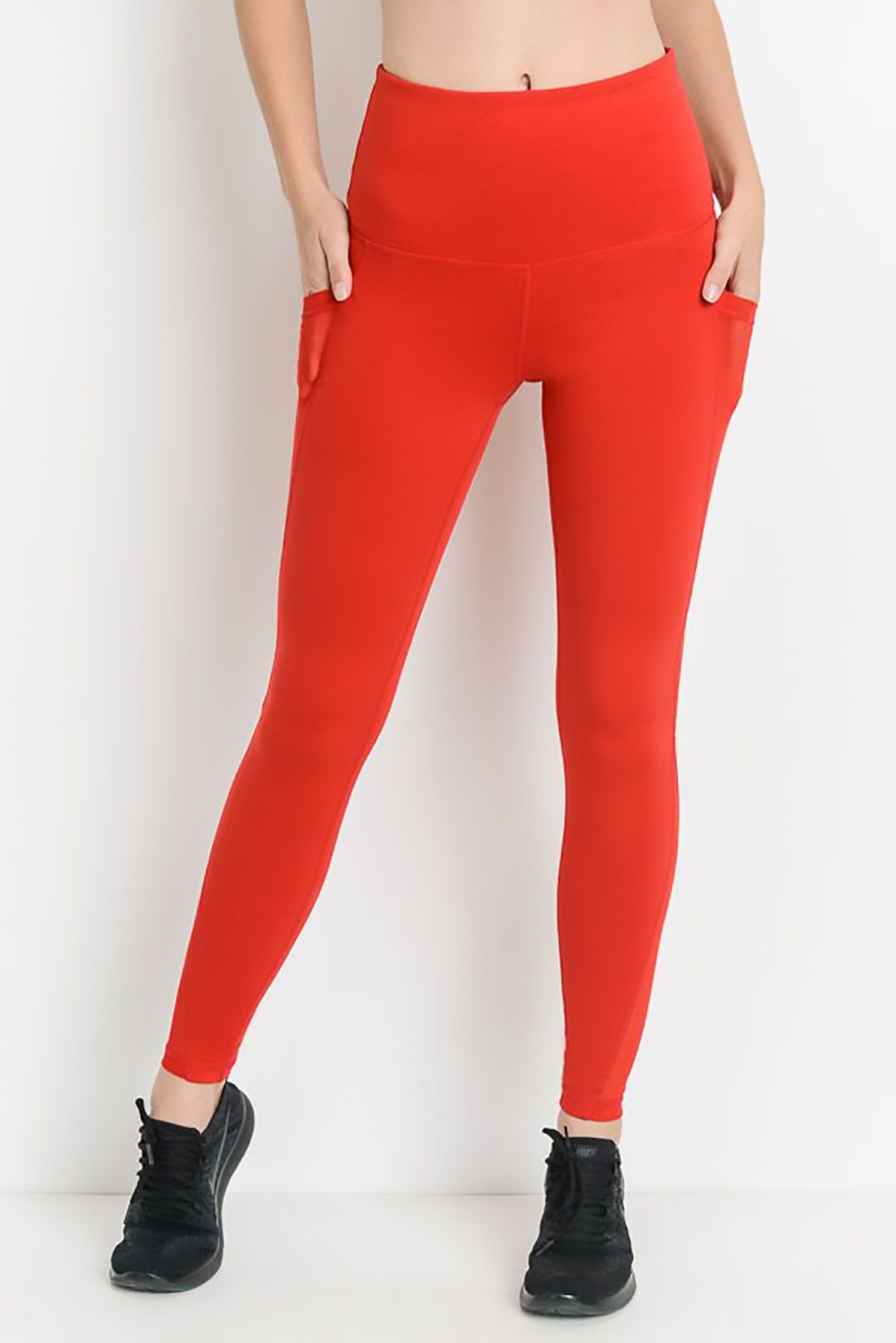 Forever 21 Women's Active Seamless High-Rise Leggings in Fiery Red Small -  ShopStyle