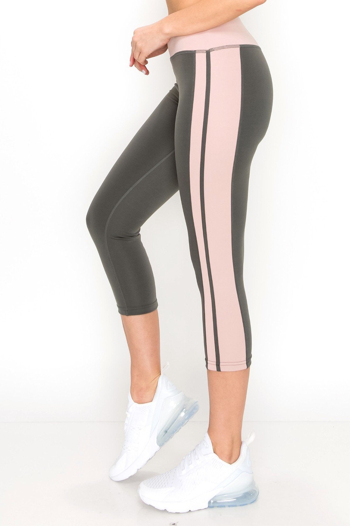 Buy Hawthorn Athletic Women's Essential High Waisted Sports Tights Yoga  Capri Legging Active Crop Pants with Side Pockets-21'' Online at  desertcartKUWAIT