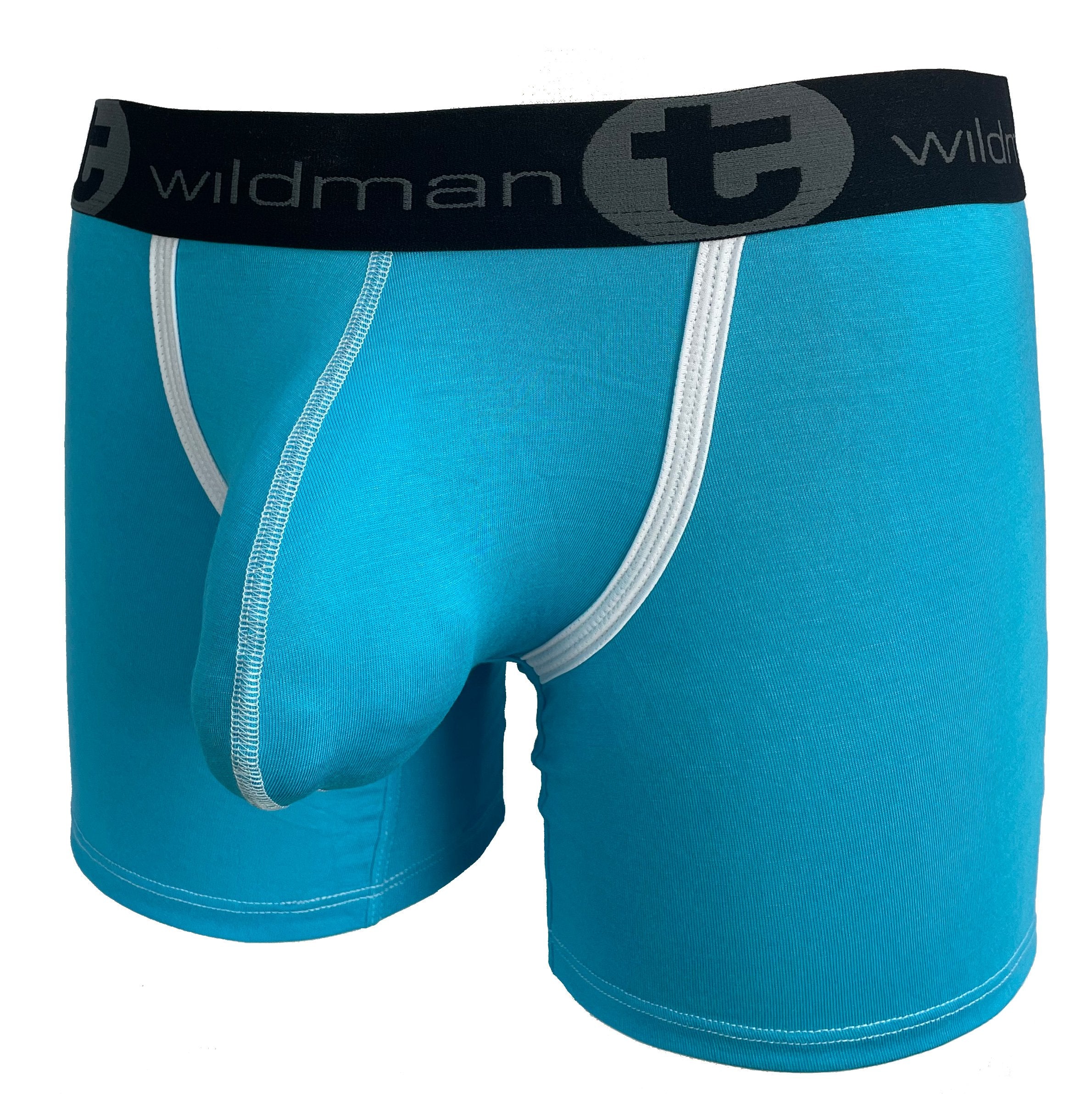 WildmanT Modal Big Boy Pouch Boxer Brief Baby Blue – MalestromOnline.com