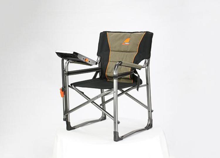 camping chair with side table