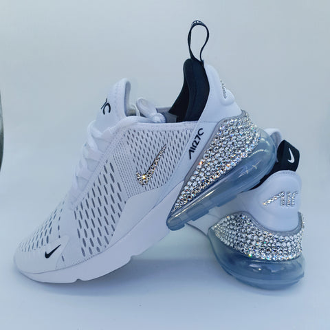 LIMITED RELEASE Nike Women Air Max 270 (White/Black) – Diamond Kicks