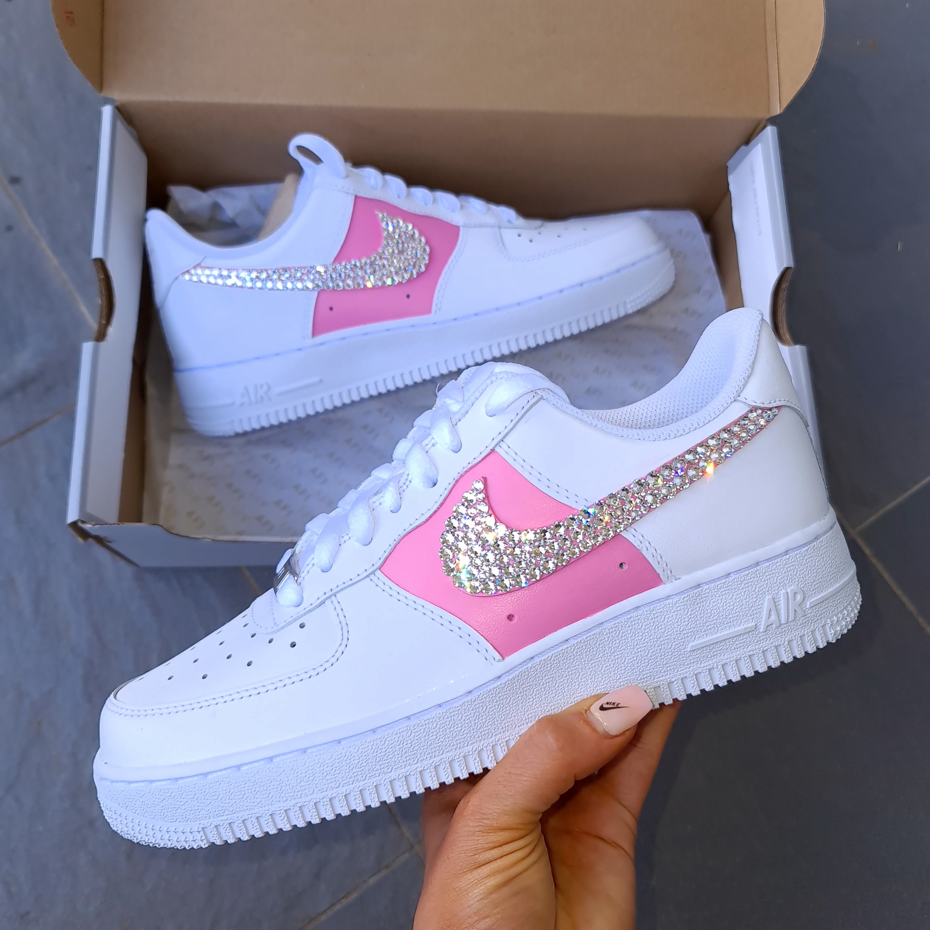 custom air force 1 diamond