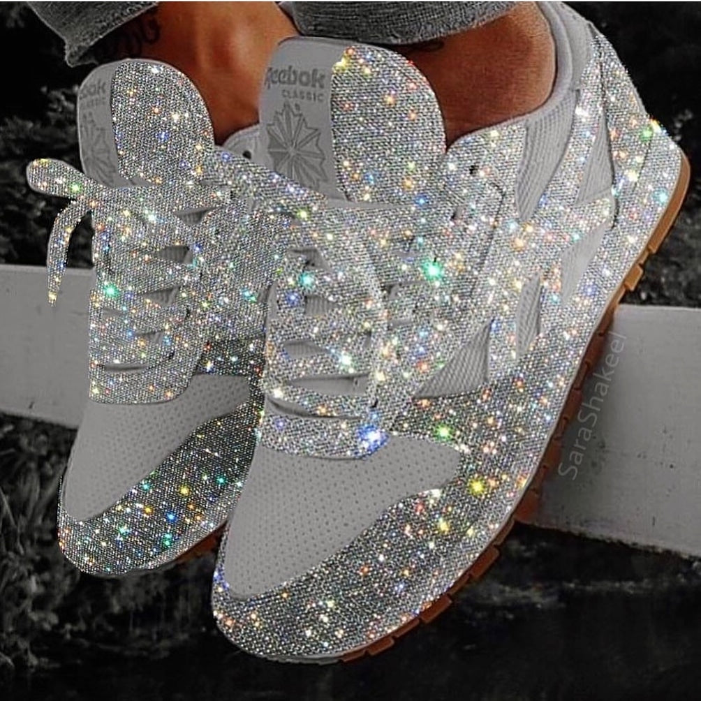 reebok glitter sneakers