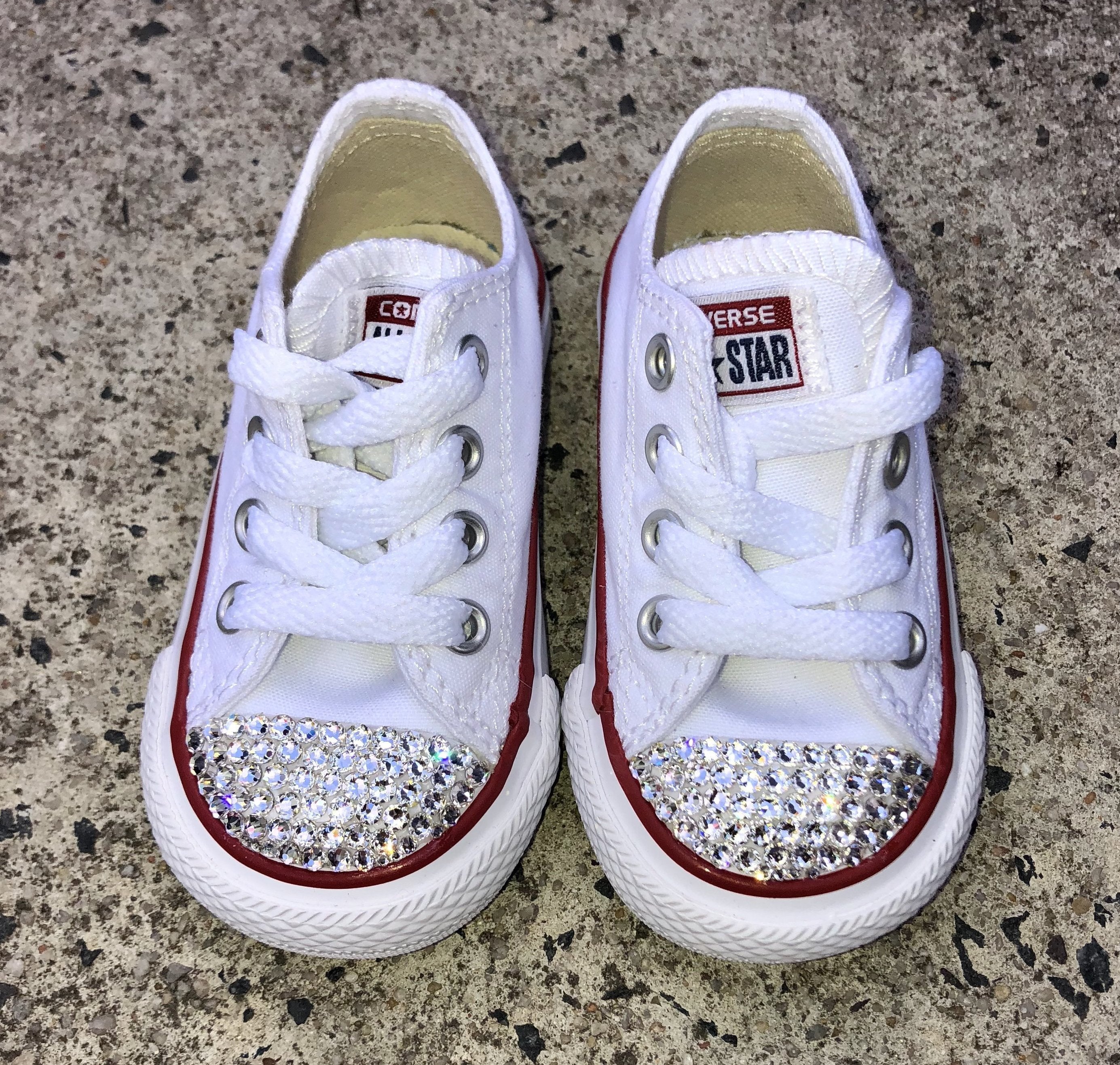 swarovski toddler converse