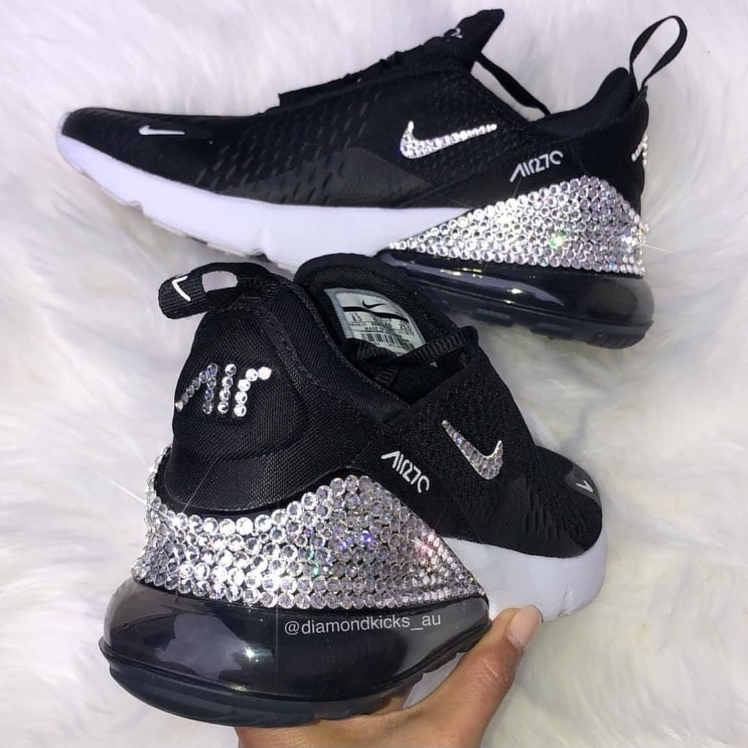 black and white womens air max 270